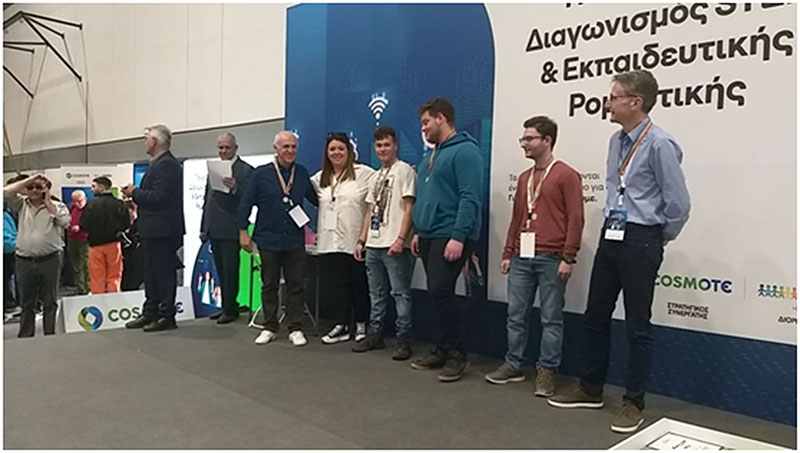1ο ΕΠΑΛ Ιωαννίνων: Βραβείο για την ομάδα ρομποτικής