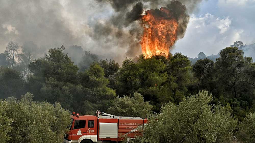 Εικόνα του άρθρου Νέες πυρκαγιές σε Μαγνησία και Λαμία. Μαίνεται η φωτιά στην Κέρκυρα