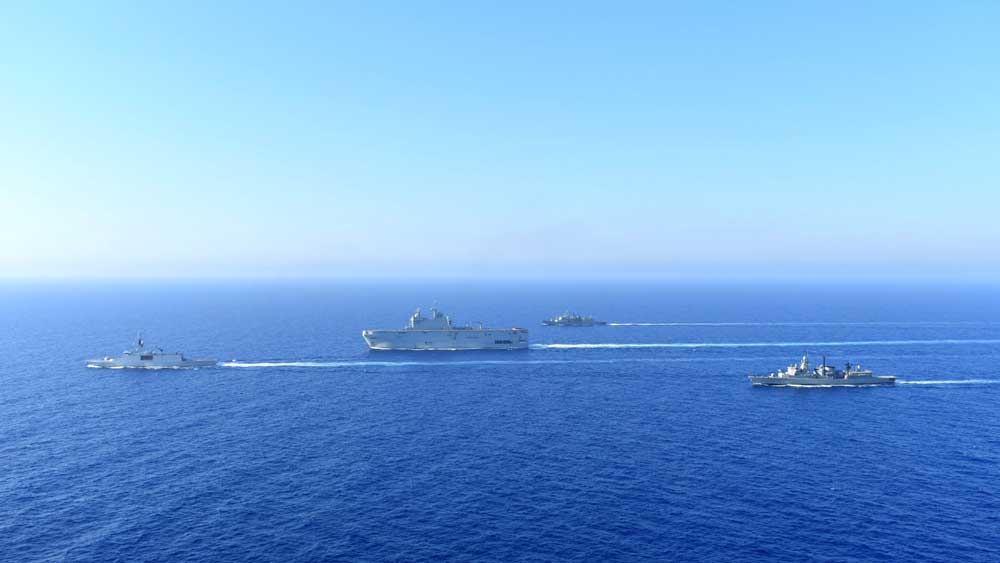 Εικόνα του άρθρου Ελληνογαλλική ναυτική άσκηση στη Μεσόγειο