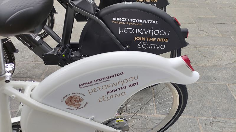 Εικόνα του άρθρου Δέκα νέα κοινόχρηστα ποδήλατα στην Ηγουμενίτσα