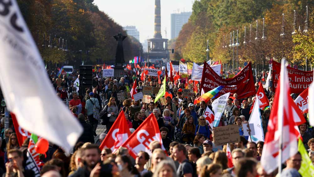 Γερμανία: Χιλιάδες στους δρόμους για την ενέργεια και την ακρίβεια
