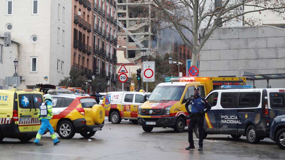 Εικόνα του άρθρου Ισπανία: Έκρηξη στο κέντρο της Μαδρίτης