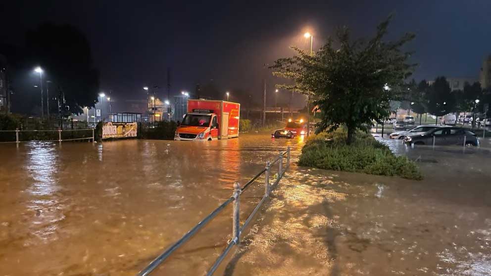 Σφοδρές βροχοπτώσεις πλήττουν την Κεντρική Ευρώπη