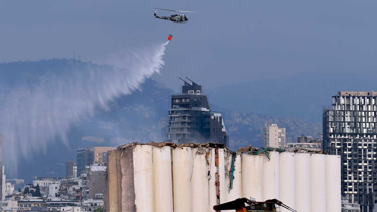 Εικόνα του άρθρου Λίβανος: Κατέρρευσαν σιλό σιτηρών στο λιμάνι της Βηρυτού