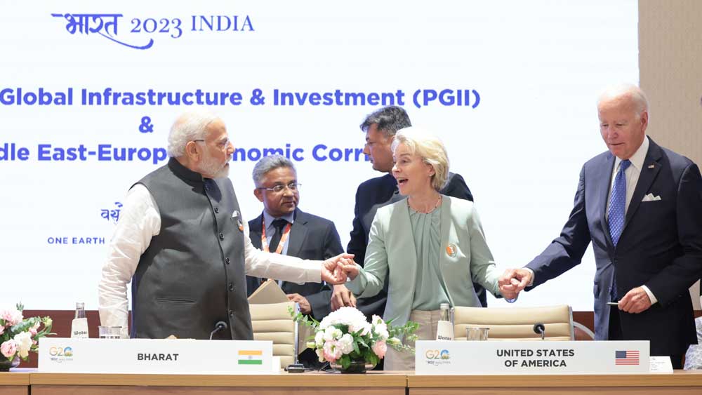 G20: Οραματίζονται εμπορικό διάδρομο Ευρώπης-Μέσης Ανατολής-Ινδίας