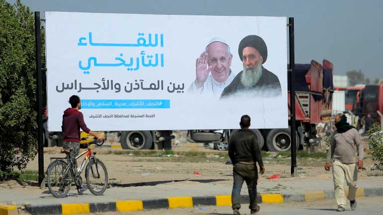 Ο πάπας Φραγκίσκος επισκέπτεται το Ιράκ