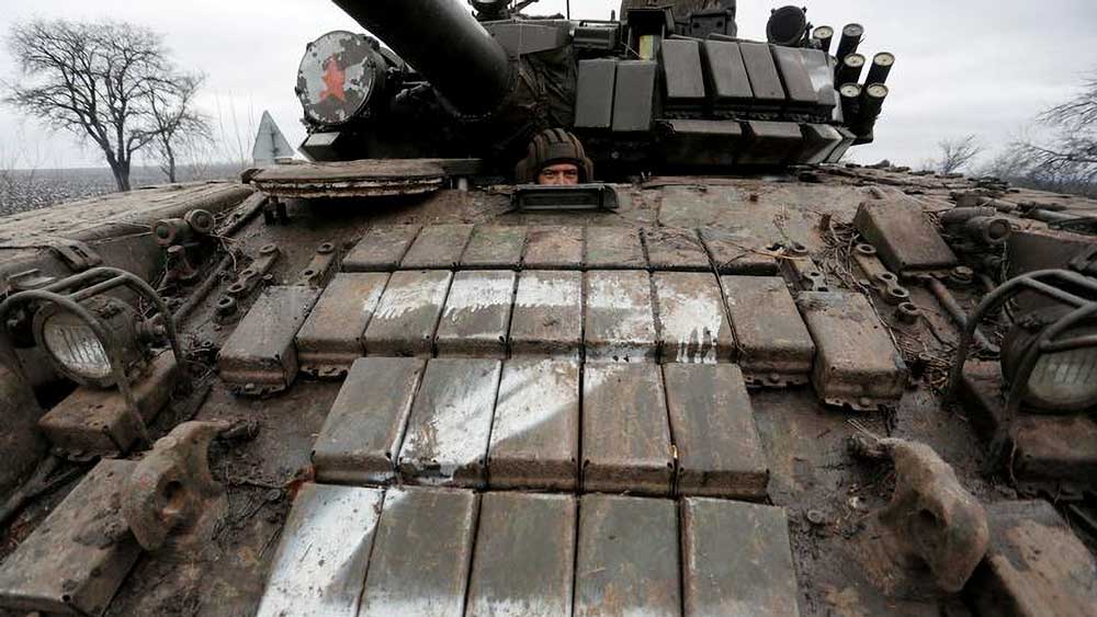 Ρωσικά άρματα στις παρυφές του Κιέβου