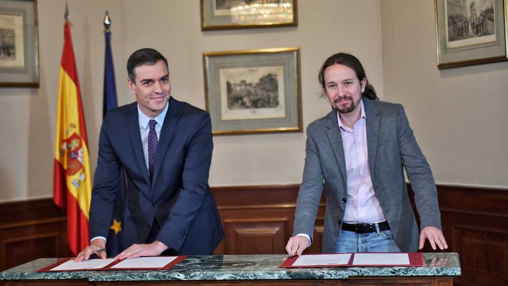 Εικόνα του άρθρου Ισπανία: Προκαταρκτική συμφωνία Σοσιαλιστών-Podemos
