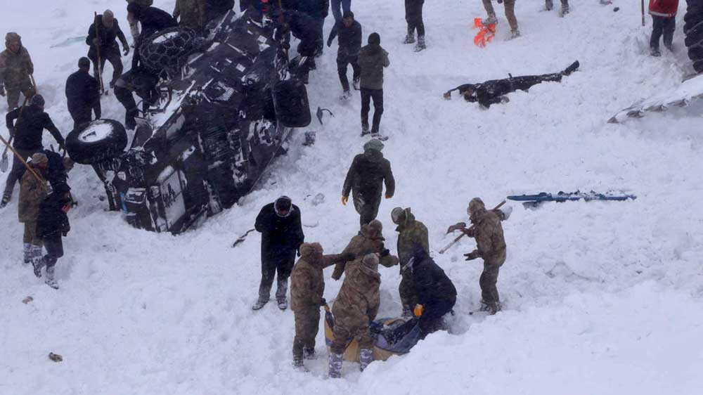 Εικόνα του άρθρου Δύο χιονοστιβάδες, δεκάδες νεκροί στην Τουρκία