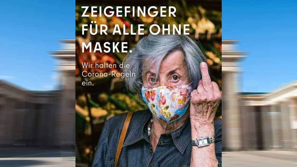 Βερολίνο: Μια διαφορετική καμπάνια για τους αρνητές της μάσκας