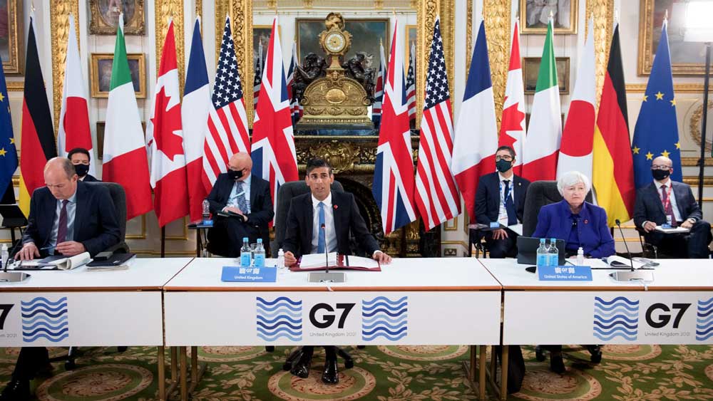 G7: Συμφωνία για παγκόσμιο ελάχιστο εταιρικό φόρο 15%