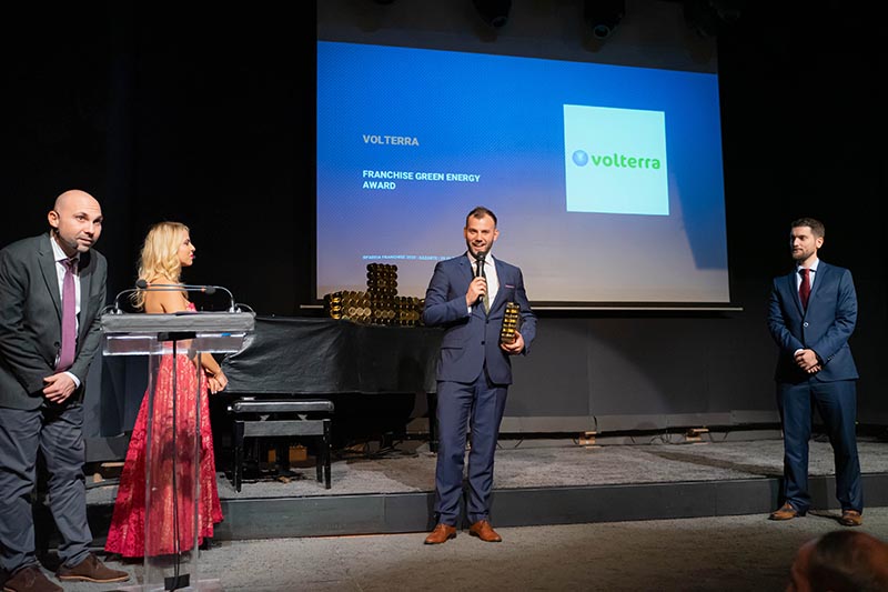 Η Volterra βραβεύτηκε στα Franchise Awards 2020