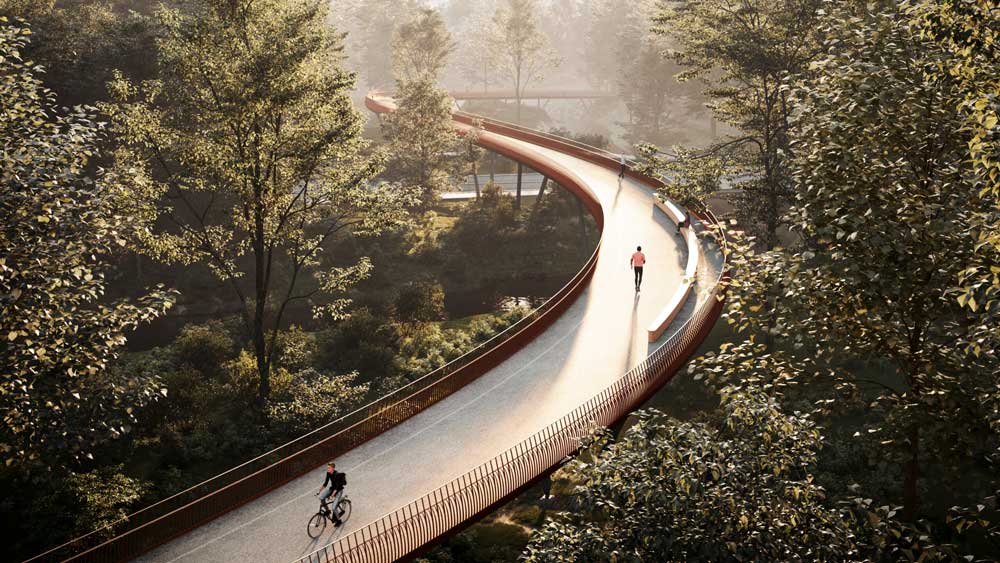Σόφια: Γέφυρα για πεζοπόρους και ποδηλάτες στο Νότιο Πάρκο