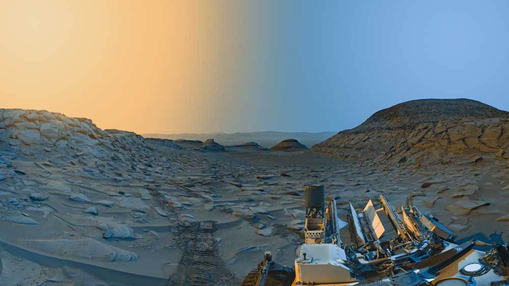 Ο Curiosity έστειλε καρτ ποστάλ από τον Άρη