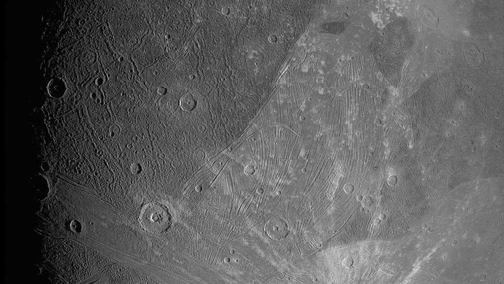 Εικόνα του άρθρου O Γανυμήδης «χαμογέλασε» στο φακό του Juno