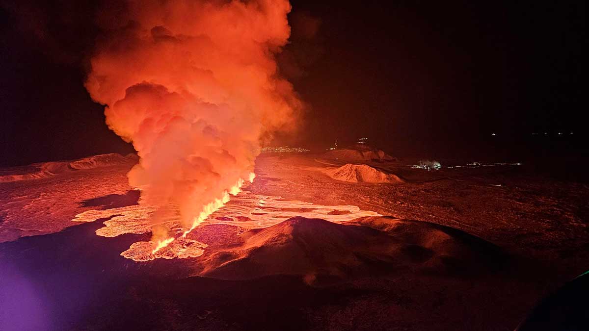 Εικόνα του άρθρου Τρίτη έκρηξη ηφαιστείου στην Ισλανδία