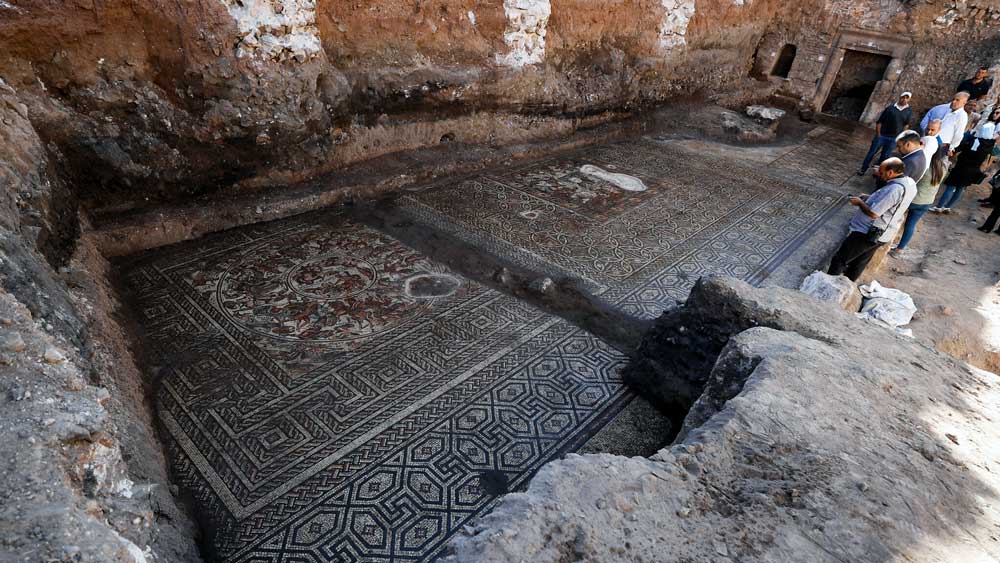 Συρία: Η αποκάλυψη ενός σπάνιου ψηφιδωτού της ρωμαϊκής εποχής