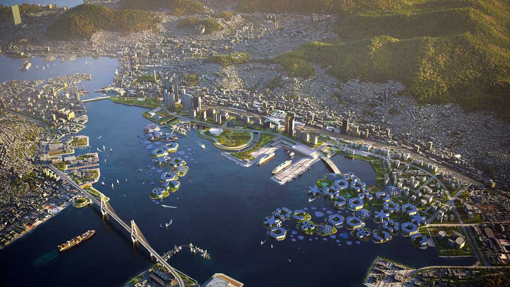Oceanix Busan: Η πρώτη βιώσιμη πλωτή πόλη στον κόσμο