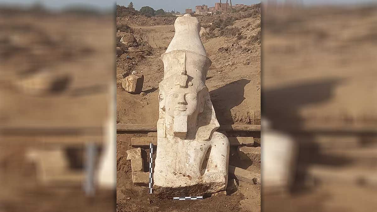 Αίγυπτος: Αρχαιολόγοι ανακάλυψαν τμήμα αγάλματος του Ραμσή Β’