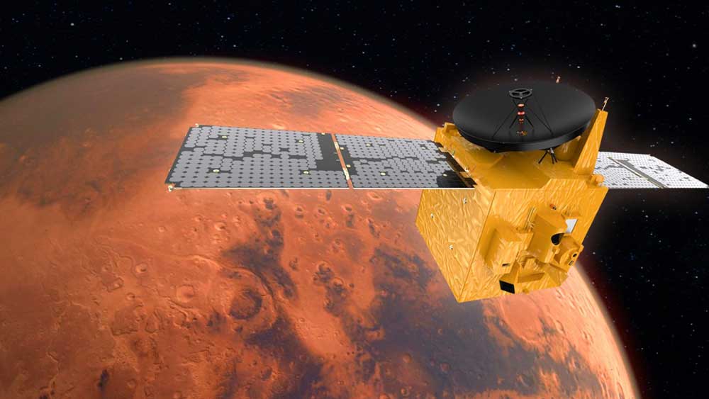 Image result for ρομποτική αποστολή των Ηνωμένων Αραβικών Εμιράτων στον ’Αρη έφτασε στον «κόκκινο πλανήτη