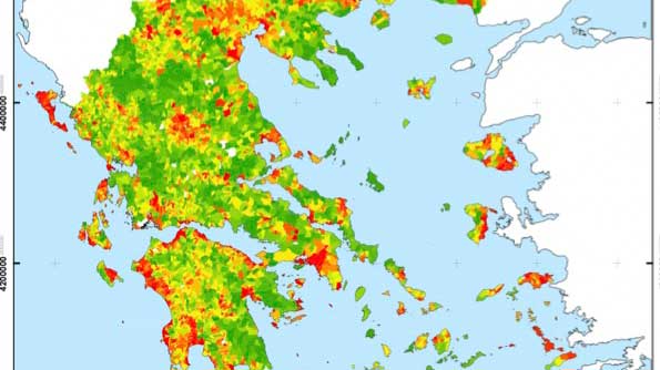 Ο πρώτος ψηφιακός χάρτης της Ελλάδας