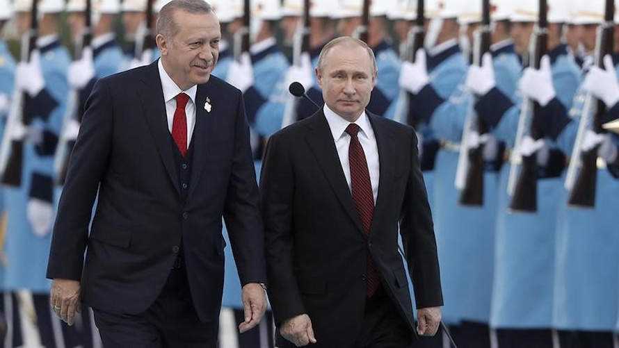 Πούτιν και Ερντογάν εγκαινίασαν τον πυρηνικό σταθμό στο Ακούγιου
