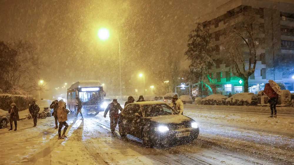 Εικόνα του άρθρου Φονική χιονοθύελλα πλήττει την Ισπανία