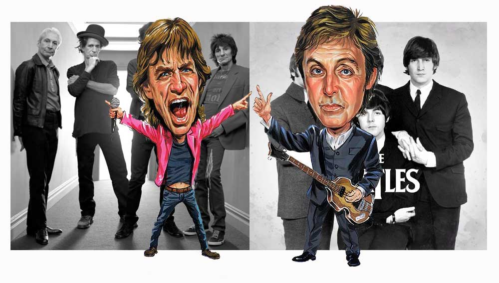 Rolling Stones-Beatles: Κόντρας συνέχεια